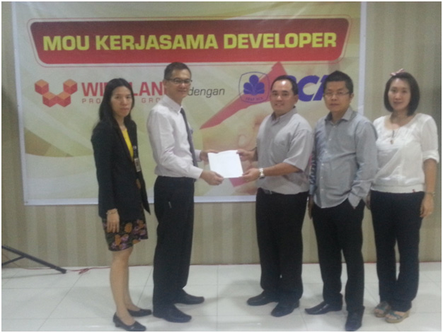 MOU Kerjasama Developer WIRALAND Property Group Dengan BCA